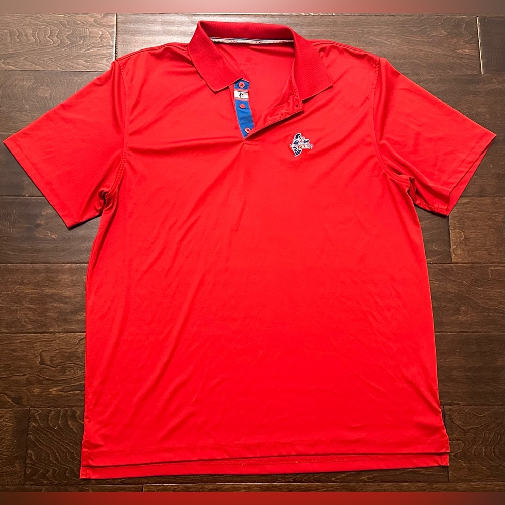 Men’s Levelwear Cabot Cape Brenton Lobster Red Performance Polo Shirt- XL